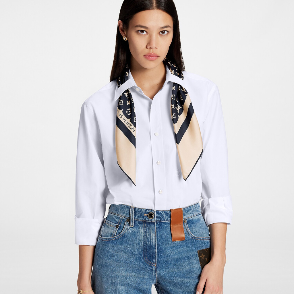 Louis Vuitton Monogram Scarf Shirt